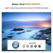 Load image into Gallery viewer, K&F Concept 52mm Variable Fader ND2-ND32 ND Filter and CPL Circular Polarizing Filter 2 in 1 for Camera Lens No X Spot Waterproof Scratch Resistant (Nano-X Series)