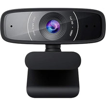 Load image into Gallery viewer, ASUS Webcam C3 1080p HD USB Camera - Beamforming Microphone, Tilt-Adjustable, 360 Degree Rotation, Wide Field of View, Compatible with Skype, Microsoft Teams and Zoom
