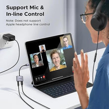 Load image into Gallery viewer, UGREEN USB C to 3.5mm Headphone and Charger Adapter 2 in 1 Type C to Aux Audio Jack with PD 60W Fast Charging Dongle for Headphone Earbud Compatible with Samsung S25 Ultra iPad Pro Switch 2