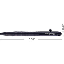 Load image into Gallery viewer, SMOOTHERPRO Bolt Action Pen Compatible with Pilot G2 Refill Durable Stainless Steel Clip for EDC Use Signature in Office School Color Black (TG205)