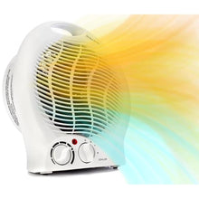 Load image into Gallery viewer, Sohler Portable Electric 1500W Fan Heater with Adjustable Thermostat, Overheat and Tip-Over Protection, ETL Certified, Ideal for Home & Office, White
