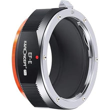 Load image into Gallery viewer, K&F Concept Lens Mount Adapter for Canon EF EF-S Lens to Sony Alpha E NEX Mount Mirrorless Cameras, Manual Focus Lens Adapter with Matting Varnish Design, Not Auto-Focus