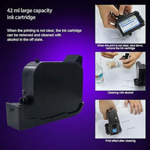 Load image into Gallery viewer, TOAUTO Portable Intelligent Upgraded Handheld Inkjet Printer HP-003 with 3.7 Inch LED Touch Screen Quick-Drying Inkjet Coding Machine for Code Date Label (Support 14 Languages & 3 Print Precision)