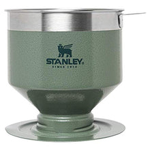 Load image into Gallery viewer, STANLEY Perfect Brew Pour Over | Manual Single Cup Coffee Maker | Drip Coffee Maker with Reusable Filter | Easy Clean Stainless Steel | BPA-Free | Hammertone Green