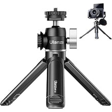 Load image into Gallery viewer, ULANZI Mini Camera Tripod with 360° Ball Head & Cold Shoe, Extendable Small Selfie Stick Tabletop Tripod Stand Handle Grip for Camera iPhone 11 Canon G7X Mark III Sony ZV-1 RX100 VII A6600 Vlogging