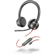 Load image into Gallery viewer, Plantronics Poly - Blackwire 8225 Wired Headset with Boom Mic Dual-Ear (Stereo) Computer Headset - USB-C to Connect to Your PC/Mac - Active Noise Canceling - Works with Teams, Zoom & More
