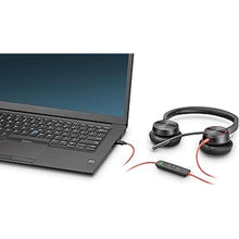 Load image into Gallery viewer, Plantronics Poly - Blackwire 8225 Wired Headset with Boom Mic Dual-Ear (Stereo) Computer Headset - USB-C to Connect to Your PC/Mac - Active Noise Canceling - Works with Teams, Zoom & More