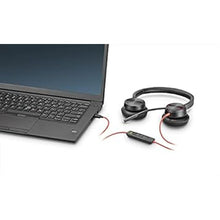 Load image into Gallery viewer, Plantronics Poly - Blackwire 8225 Wired Headset with Boom Mic Dual-Ear (Stereo) Computer Headset - USB-C to Connect to Your PC/Mac - Active Noise Canceling - Works with Teams, Zoom & More