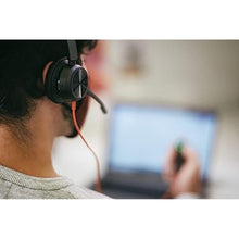 Load image into Gallery viewer, Plantronics Poly - Blackwire 8225 Wired Headset with Boom Mic Dual-Ear (Stereo) Computer Headset - USB-C to Connect to Your PC/Mac - Active Noise Canceling - Works with Teams, Zoom & More