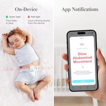 Load image into Gallery viewer, Sense-U Pro Baby Movement Monitor with Arousal Vibration, Movement/Rollover/Overheating Alerts, Audible & App Notifications, Easy Clip-On Design, Smart Sleep Monitor, FSA/HSA Eligible