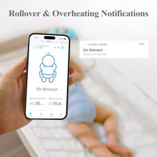 Load image into Gallery viewer, Sense-U Pro Baby Movement Monitor with Arousal Vibration, Movement/Rollover/Overheating Alerts, Audible & App Notifications, Easy Clip-On Design, Smart Sleep Monitor, FSA/HSA Eligible