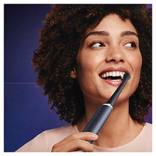 Load image into Gallery viewer, Oral-B iO Ultimate Clean Electric Toothbrush Head, Twisted & Angled Bristles for Deeper Plaque Removal, Pack of 2 Toothbrush Heads, Black