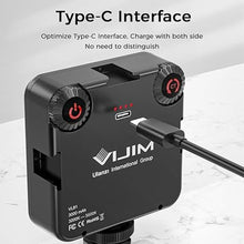 Load image into Gallery viewer, VL-81 LED Video Light w Softbox, Portable Light for Photography Cold Shoe On-Camera Video Lights CRI95+ 3200K-5600K Bi-Color 3000mAh Rechargeable Dimmable Vlog Light for DSLR Camera Gopro