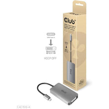 Load image into Gallery viewer, Club3D CAC-1510-A USB Type C to Dual Link DVI-D Cable Adapter Support 3840x2160@30hz, 2560x1600@60Hz HDCP Off for Apple Cinema Displays M/F
