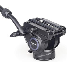 Load image into Gallery viewer, Heavy Duty Tripod Fluid Head-INNOREL F80 Drag Pan Cameras Video Fluid Head with 1/4 and 3/8 in Screws Sliding Plate CNC Professional Panoramic Max Load 24.5lb/12kg for DSLR Camcorders Shooting Film