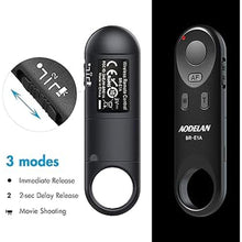 Load image into Gallery viewer, AODELAN Wireless Shutter Release for Canon EOS M50,M50 Mark II,M6 Mark II,6D Mark II,T7i,77D,SL2,SL3(EOS 250D),90D,200D,EOS R,800D,Replace Canon BR-E1 Remote Control