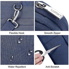 Load image into Gallery viewer, LANDICI Laptop Bag Case 17 17.3 inch, Waterproof Computer Sleeve Cover Compatible with MacBook 17, 17-18 inch HP Acer Dell Lenovo ASUS Laptop, Slim Briefcase with Shoulder Strap, Blue