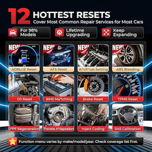 Load image into Gallery viewer, LAUNCH OBD2 Scanner 2025 New CRP129X Elite V2.0 (Upgraded of CRP129X,CRP123X Car Scanner), 12 Resets Scan Tool, Android 8.1 AutoVIN, 4 System Diagnostic Scanner,r, Lifetime Update, 5 Years Backup