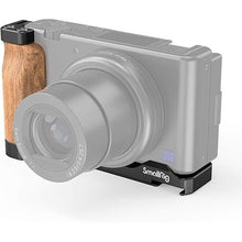 Load image into Gallery viewer, SMALLRIG L-Shape Bracket Wooden Grip with Cold Shoe for Sony ZV1 Digital Camera - 2936