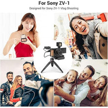 Load image into Gallery viewer, SMALLRIG L-Shape Bracket Wooden Grip with Cold Shoe for Sony ZV1 Digital Camera - 2936