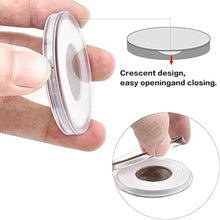 Load image into Gallery viewer, PAIYULE 96 Pieces 46mm Coin Capsules, with Foam Gasket and Plastic Storage Organizer Box, 6 Sizes (20/25/27/30/38/46mm) Coins Collector Case Holder for Coin Collection Supplies