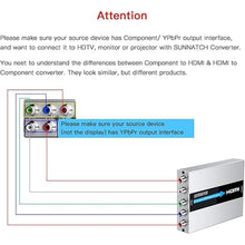 Load image into Gallery viewer, Component to HDMI Converter with Scaler Function, 5RCA YPbPr to HDMI Adapter, Aluminum