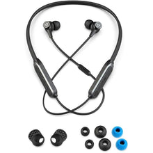 Load image into Gallery viewer, JLab Epic ANC Earbuds, Active Noise Canceling, Be Aware Audio, Bluetooth 5, 25+ Hour Battery Life, IP54 Sweat Resistant, Universal Music Control, Bluetooth Headphones, Black