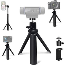 Load image into Gallery viewer, NexiGo Lightweight Mini Tripod for Camera/Phone/Webcam, Extendable Stand, for NexiGo Logitech Webcam C920 C922 C925e C922x C930e C930 C615 Brio and Other Devices with 1/4" Thread