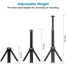 Load image into Gallery viewer, NexiGo Lightweight Mini Tripod for Camera/Phone/Webcam, Extendable Stand, for NexiGo Logitech Webcam C920 C922 C925e C922x C930e C930 C615 Brio and Other Devices with 1/4" Thread