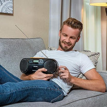 Load image into Gallery viewer, Philips Portable CD Player Boombox - Portable MP3 Player and Cassette Tape Player, Boom Box Compact Stereo Sound System with Dynamic Bass Boost, Take Your Music Outside with USB HiFi Music Player