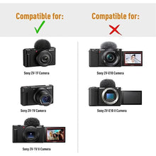 Load image into Gallery viewer, LTGEM Camera Case Compatible with Sony ZV-1F / ZV-1 / ZV-1 II Vlog Digital Camera, Tripod, Microphone and Vlogger Accessory Kit