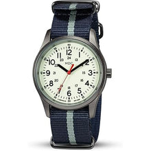 Load image into Gallery viewer, Infantry MDC Glow in The Dark Watches for Men, 12/24 Hour Military Time Watch Waterproof, Field Outdoor Sport Mens Wristwatch with Slip-Thru Nylon Band