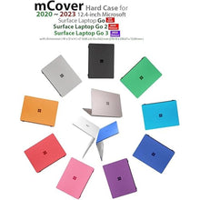 Load image into Gallery viewer, mCover Case Compatible ONLY for 2020-2024 12.4" Microsoft Surface Laptop Go 3/2 / 1 with Touch Screen (NOT Compatible with Any Other Surface Models) - Red