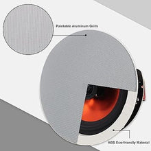 Load image into Gallery viewer, Herdio 6.5 Inch Ceiling Speakers Bluetooth (Pairs) 300 Watt Flush Mount in Wall Amplifier Receiver Suitable for Indoor Home & Covered Outdoor Porch