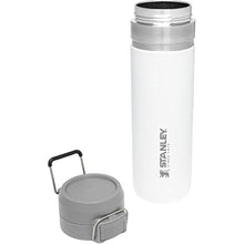 Load image into Gallery viewer, Stanley Quick Flip GO Water Bottle 24 oz | Push Button Lid | Leakproof and Packable for Travel and Sports | Insulated Stainless Steel | BPA-Free | Polar