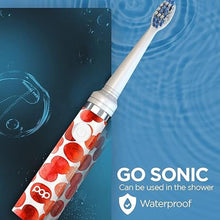 Load image into Gallery viewer, Pop Sonic Electric Toothbrush (Red Bubbles) - Travel Toothbrushes w/AAA Battery | Kids Electric Toothbrushes with 2 Speed & 15,000-30,000 Strokes/Minute, Dupont Nylon Bristles