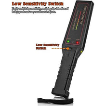Load image into Gallery viewer, Hand Held Metal Detector,V·RESOURCING Portable High Sensitivity Metal Detector with Signal Strength Indicator,Low Sensitivity Switch,for Security Inspection,Detecting Electronic Product, Metal Object