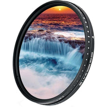 Load image into Gallery viewer, JJC 40.5mm ND Filter ND2-2000 VND Variable Neutral Density Adjustable Fader for Sony ZV-E10 II ZVE10 A7CII A7C ZV-E1 ZVE1 ZV-1F A6400 A6300 A6100 A6000 with E 16-50mm Kit Lens or FE 28-60mm Kit Lens