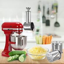 Load image into Gallery viewer, Stainless Steel Slicer Shredder Attachment for KitchenAid Mixer, Cheese Grater Attachment, Food Slicer for KitchenAid Mixer, Accessories for Kitchenaid