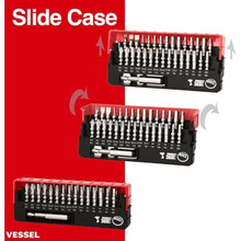 Load image into Gallery viewer, VESSEL IMPACT BALL™ Torsion Bit 30+1 PC. Set in SLIDE CASE No.IB31P02U Made in Japan by VESSEL