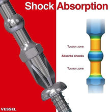 Load image into Gallery viewer, VESSEL IMPACT BALL™ Torsion Bit 30+1 PC. Set in SLIDE CASE No.IB31P02U Made in Japan by VESSEL