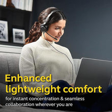 Load image into Gallery viewer, Jabra Evolve2 30 UC Wired Headset, USB-C, Mono, Black – Lightweight, Portable Telephone Headset with 2 Built-in Microphones – Work Headset with Superior Audio and Reliable Comfort