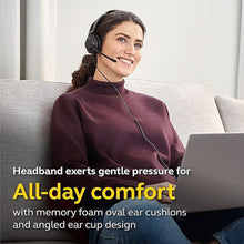 Load image into Gallery viewer, Jabra Evolve2 30 UC Wired Headset, USB-C, Mono, Black – Lightweight, Portable Telephone Headset with 2 Built-in Microphones – Work Headset with Superior Audio and Reliable Comfort