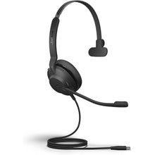 Load image into Gallery viewer, Jabra Evolve2 30 UC Wired Headset, USB-C, Mono, Black – Lightweight, Portable Telephone Headset with 2 Built-in Microphones – Work Headset with Superior Audio and Reliable Comfort