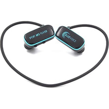 Load image into Gallery viewer, Waterproof MP3 Player Underwater Headphones for Swimming Wrap Around Earbuds 8GB Memory Swim Headset USB Rechargeable IPX8 Earbuds Water Proof for Gym Jogging Running Swimming black