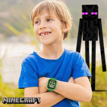 Load image into Gallery viewer, Minecraft Kids Smart Watch – Touchscreen Interactive Watch with 10 Customizable Clock Faces, Built-in Camera, Video Recorder, Alarm, Calculator, Games & Pedometer – Fits Wrists 5.5" to 8"