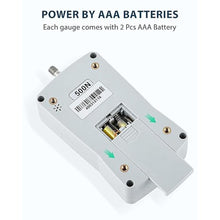 Load image into Gallery viewer, 500N Digital Force Gauge Push Pull Gauge Portable Force Meter with Units N/LB/Kg/Oz, Storage Case, Auto Backlit LCD, Auto Power-Off for Teaching School Lab Mechanical Physics (ZMF-500N)