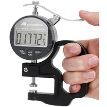 Load image into Gallery viewer, Digital Thickness Gauge 0.001mm/0.00005" | 0-12.7mm/0.5" Electronic Micrometer Thickness Meter with LCD Display, Unit Conversion, Storage Case, Extra Battery