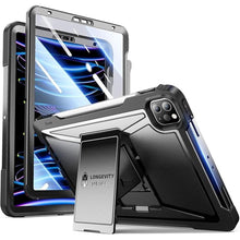 Load image into Gallery viewer, ZtotopCases for iPad Pro 11 Case 4th/3rd/2nd Generation 2022/2021/2020 with Pencil Holder, Full Body Protective Rugged Cover with Built-in Screen for iPad Pro 11 Inch iPad Case 4th/3rd/2nd Gen, Black