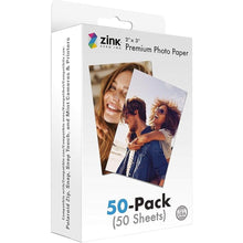 Load image into Gallery viewer, Zink 2"x3" Premium Instant Photo Paper (50 Pack) Compatible with Polaroid Snap, Snap Touch, Zip and Mint Cameras and Printers